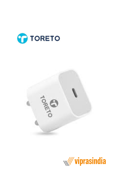 Charger Toreto Tor-570 ZAP-X 33W USB to Type-C Cable Inside 